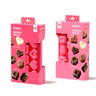 Zoku Chocolate Heart and Gem Mold Set of 2