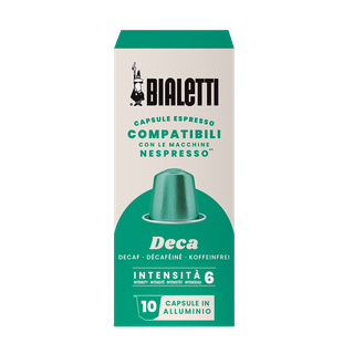 Bialetti Coffee Capsules Decaffeinato 10 Pack