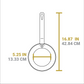 Lodge Seasoned Carbon Steel Pan 20cm