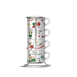 Bialetti Cappuccino 4 Cup Stack