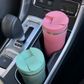 Zoku Stainless Travel Mug 355ml Green Marble