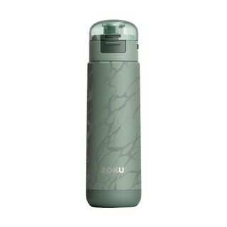 Zoku Stainless Sports Bottle 500ml Green Marble