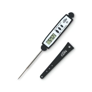 CDN Digital Thermometer Thin Tip Field Calb Black