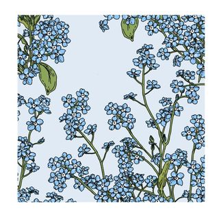 Havi Cocktail Napkin Lemmikki Light Blue 24cm