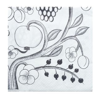 Havi Cocktail Napkin Tarha Black White 24cm