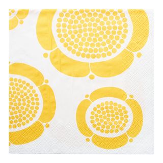 Havi Cocktail Napkin Sunnuntaiaamu Yellow 24cm