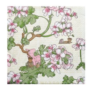 Havi Cocktail Napkin Pelargonia Beige 24cm