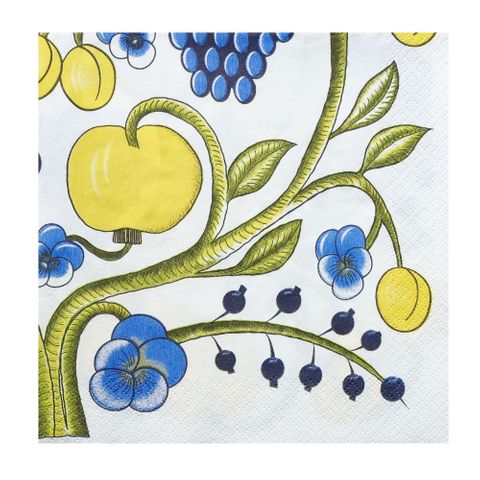 Havi Luncheon Napkin Tarha Blue Yellow 33cm