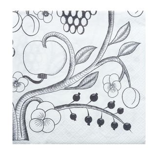 Havi Luncheon Napkin Tarha Black White 33cm