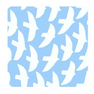 Havi Luncheon Napkin Lintuset Blue 33cm