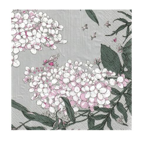 Havi Luncheon Napkin Syysmuutto Grey 33cm