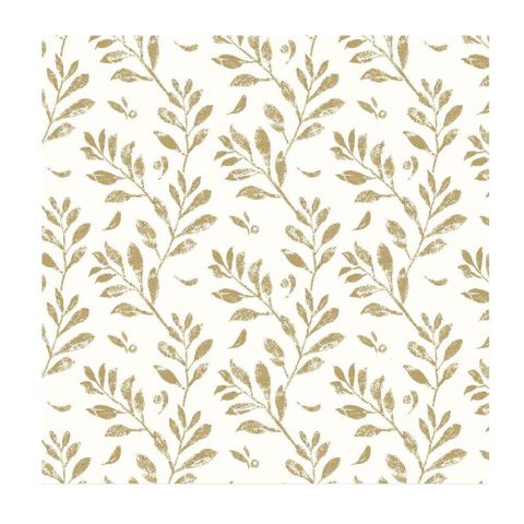 Havi Luncheon Napkin Olivia White Gold 33cm