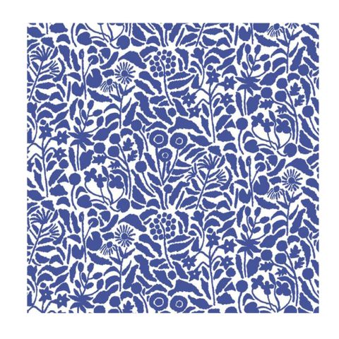 Havi Luncheon Napkin Niitty Blue White 33cm