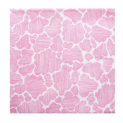 Havi Luncheon Napkin Hattar Pink 33cm