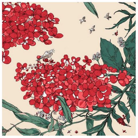 Havi Luncheon Napkin Syysmuutto Red 33cm