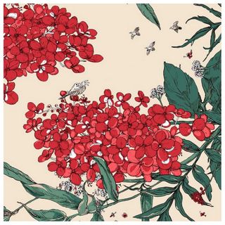 Havi Luncheon Napkin Syysmuutto Red 33cm