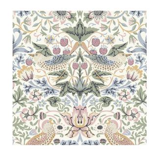 Havi Luncheon Napkin William Morris Strawberry Thief Pastel 33cm
