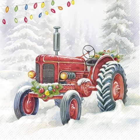 IHR Luncheon Festive Tractor