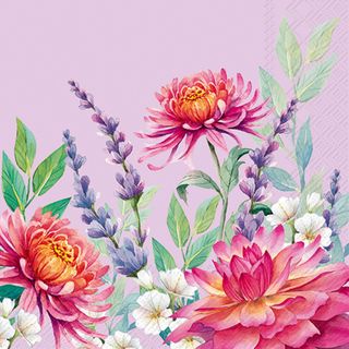 IHR Luncheon Colourful Garden light lilac