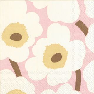 IHR Luncheon Marimekko Unikko rose cream