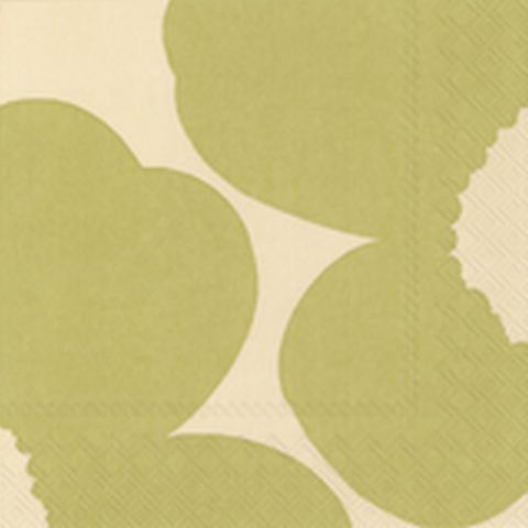 IHR Luncheon Marimekko Isot Unikko cream green