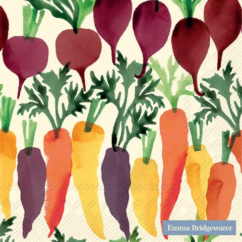 IHR Luncheon Sponged Veg cream Emma Bridgewater