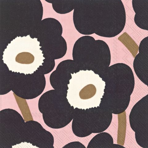 IHR Luncheon Marimekko Unikko pink black