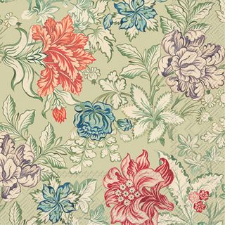 IHR Luncheon Rococo Silk light green V&A