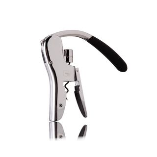Vacu Vin Vertical Lever Corkscrew Black