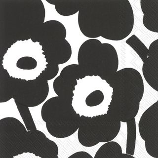 IHR Cocktail Marimekko Unikko Black White