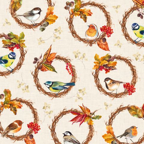 IHR Luncheon Birds in Wreath