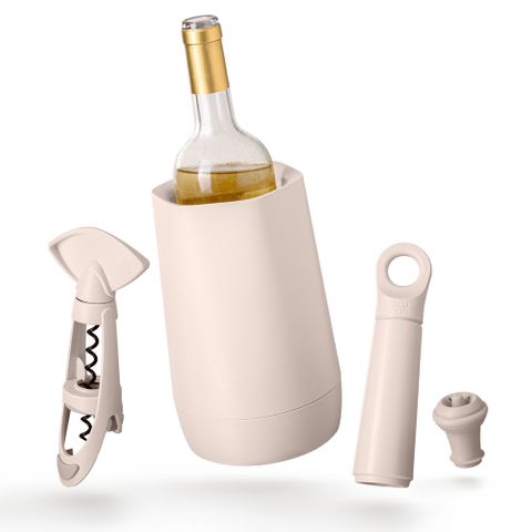 Vacu Vin Wine Set Host 4 Piece Sand
