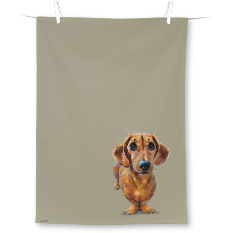 IHR Tea Towel Dog Buddy Linen