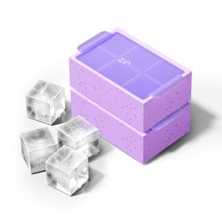 Zoku Purple Jumbo Ice Cube Tray Set of 2