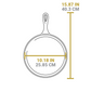 Lodge Round Griddle 26cm