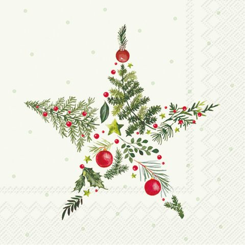 IHR Cocktail Christmas Branches Star