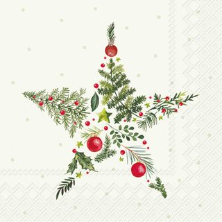 IHR Cocktail Christmas Branches Star