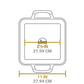 Lodge Chef Collection Square Grill Pan 28cm