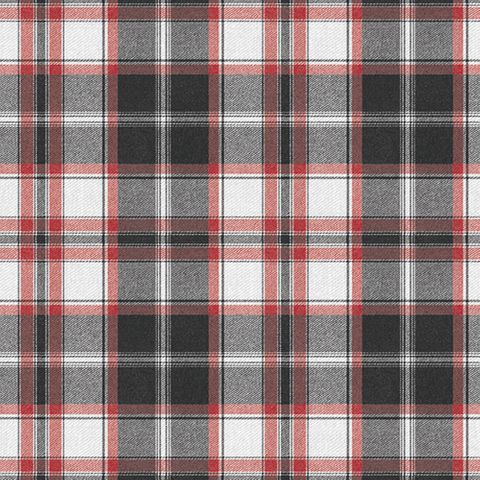 IHR Luncheon Check Red Black