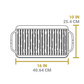 Lodge Chef Collection Griddle Reverse 49x25cm