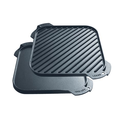 Lodge Single Burner Reversible Square Griddle 26cm