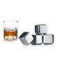 Vacu Vin Whiskey Stones Stainless Steel Set of 4