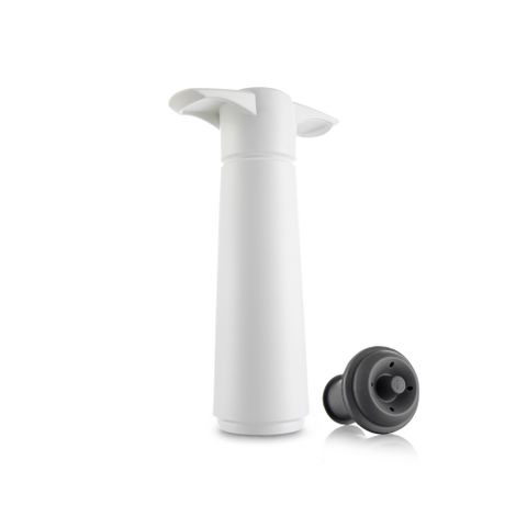 Vacu Vin Wine Saver Pump and Stopper Blister White