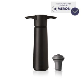 Vacu Vin Wine Saver Pump and Stopper Black