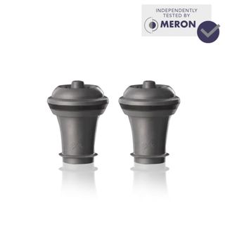 Vacu Vin Vacuum Wine Stopper 2 Piece Grey