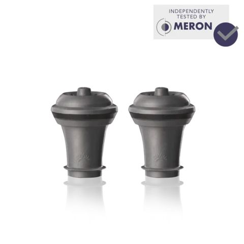 Vacu Vin Vacuum Wine Stopper 2 Piece Grey