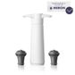 Vacu Vin Wine Saver Pump & 2 Stoppers White