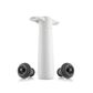 Vacu Vin Wine Saver Pump & 2 Stoppers White