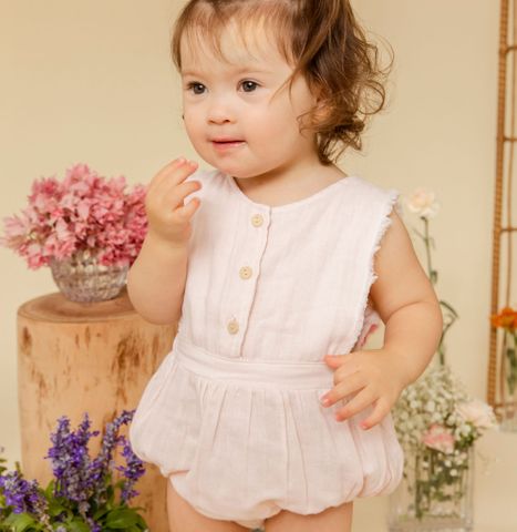 Alex & Ant Pip Playsuit Baby Pink