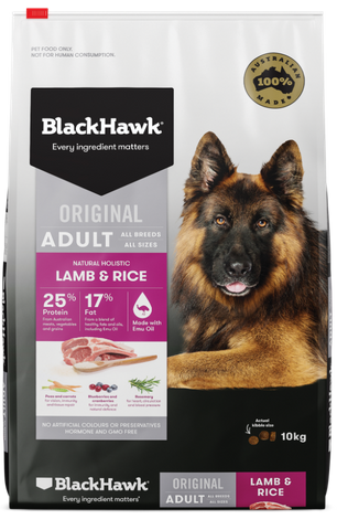 Black Hawk Dog Lamb & Rice 10kg